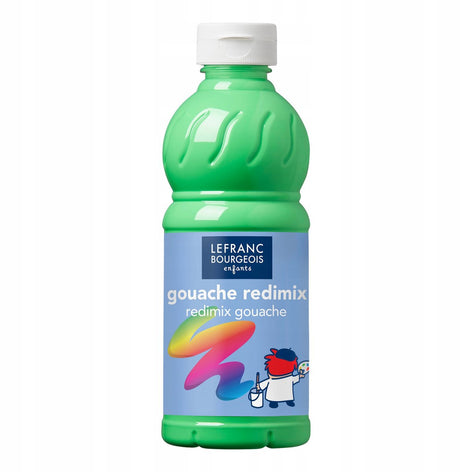Lefranc bourgeois fluo grøn gouache 500ml lefranc bourgeois
