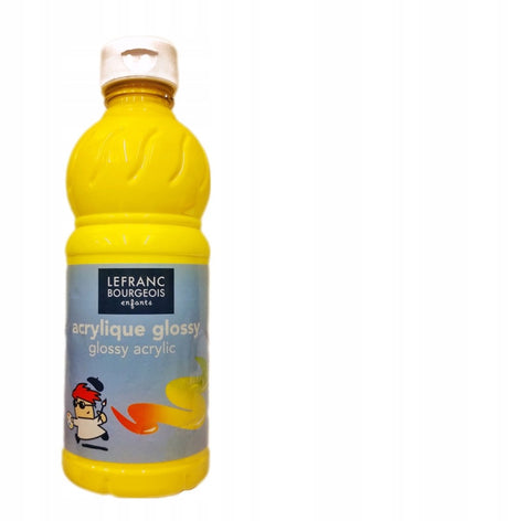 Lefranc bourgeois lefranc akrylmaling blank primær gul 500ml
