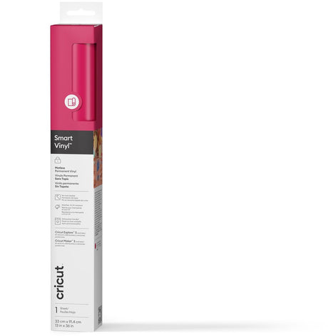 Cricut smart vinyl permanent 33x91cm – feestroze (1 vel)