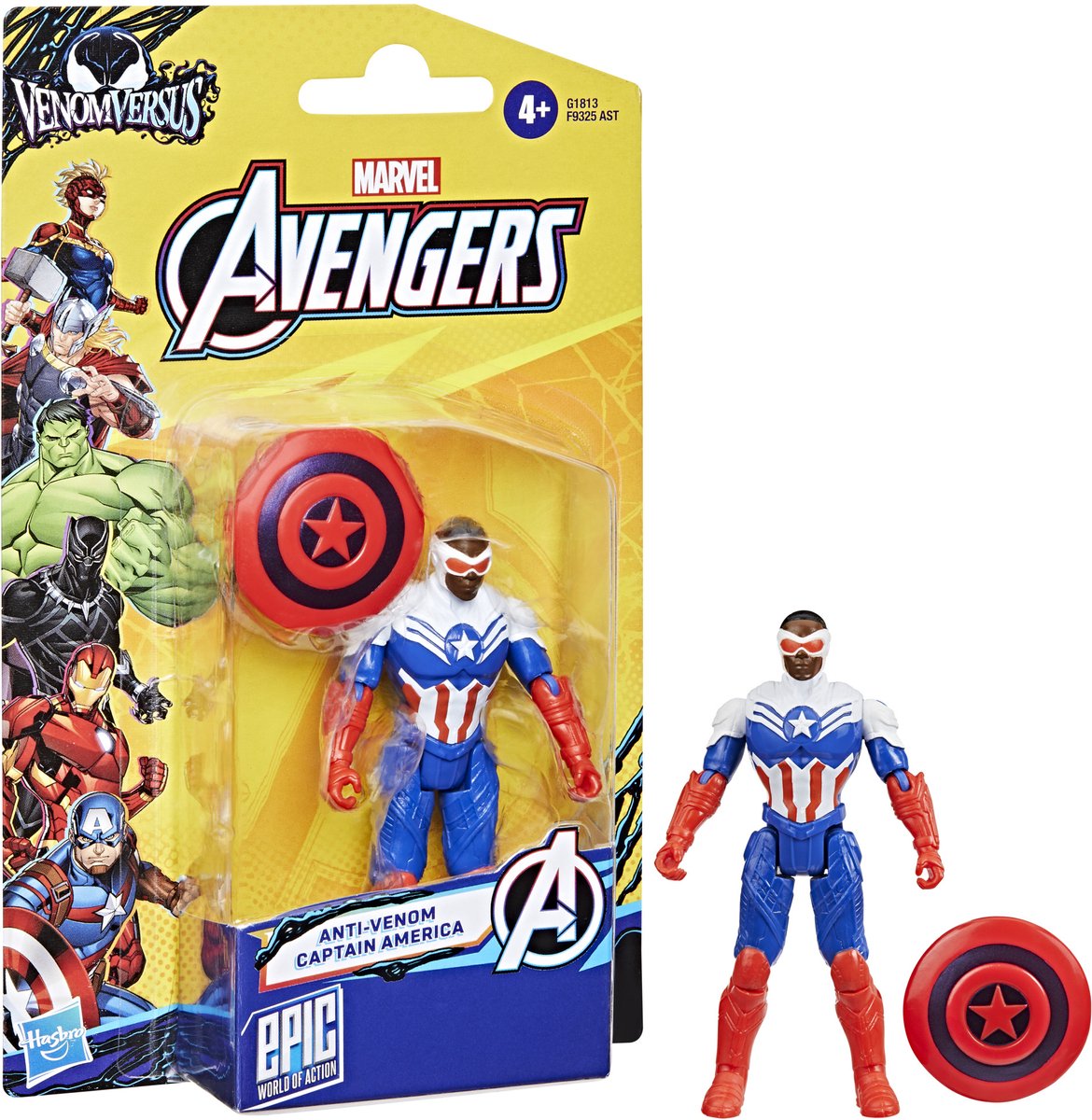 Marvel Avengers Venomversus Epic World of Action Anti-Venom Captain America - actionfigur