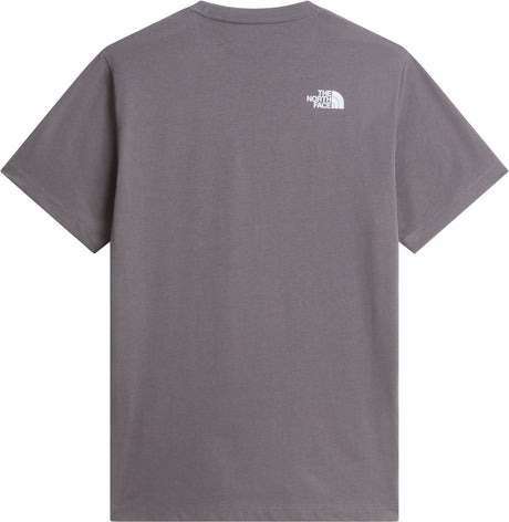 The north face m bracket logo almindelig ss tee herre udendørs skjorte - røget perle