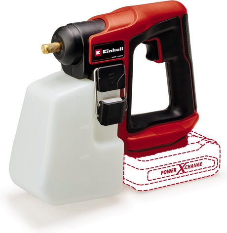 Einhell batteritryksprøjte ge-ws 18 10 li solo - power x-change - 18 v li-ion - tankkapacitet: 1 l - maks. tryk: 1,3 bar - kompakt design - ekskl. batteri og oplader