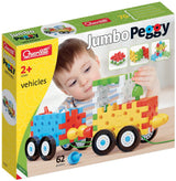 Quercetti byggesæt køretøj jumbo peggy junior 62-dele