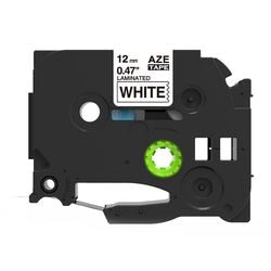 Etikettape rillstab tze231 sort, hvid