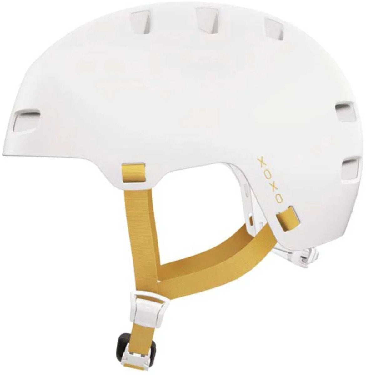 Abus cykelhjelm xoxo polar hvid s - 51-55 cm - hvid - velegnet til brug på elcykler - bycykler - 370 g