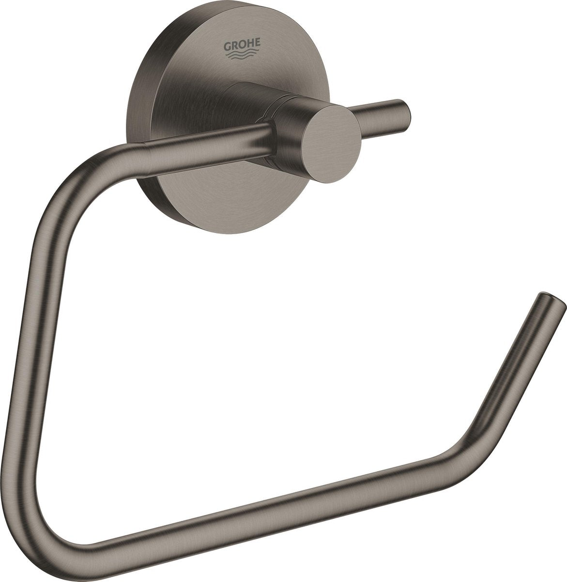 Grohe essentials toiletrulleholder - uden låg - børstet hård grafit (mat antracit)
