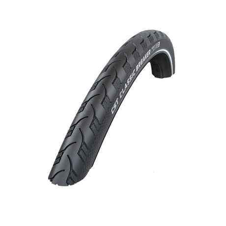 Dæk CST Breaker (1 mm Anti-leak) Farve sort med sidereflektionsstørrelse: 28x1.50 ETRO 40-622