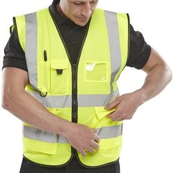 Vest b set hi-vis executive gul 3xl