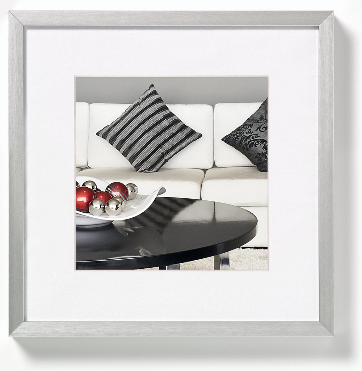 Walther stol - fotoramme - fotostørrelse 20x20 cm - sølv