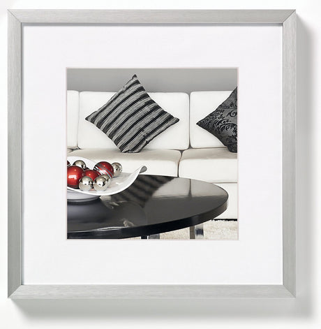 Walther stol - fotoramme - fotostørrelse 20x20 cm - sølv