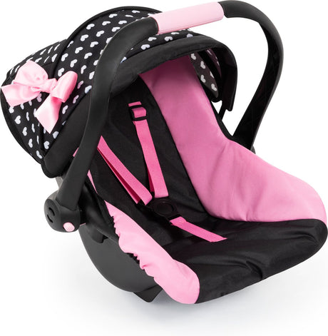 Bayer design - pop autostol med tag i sort, hvid og pink