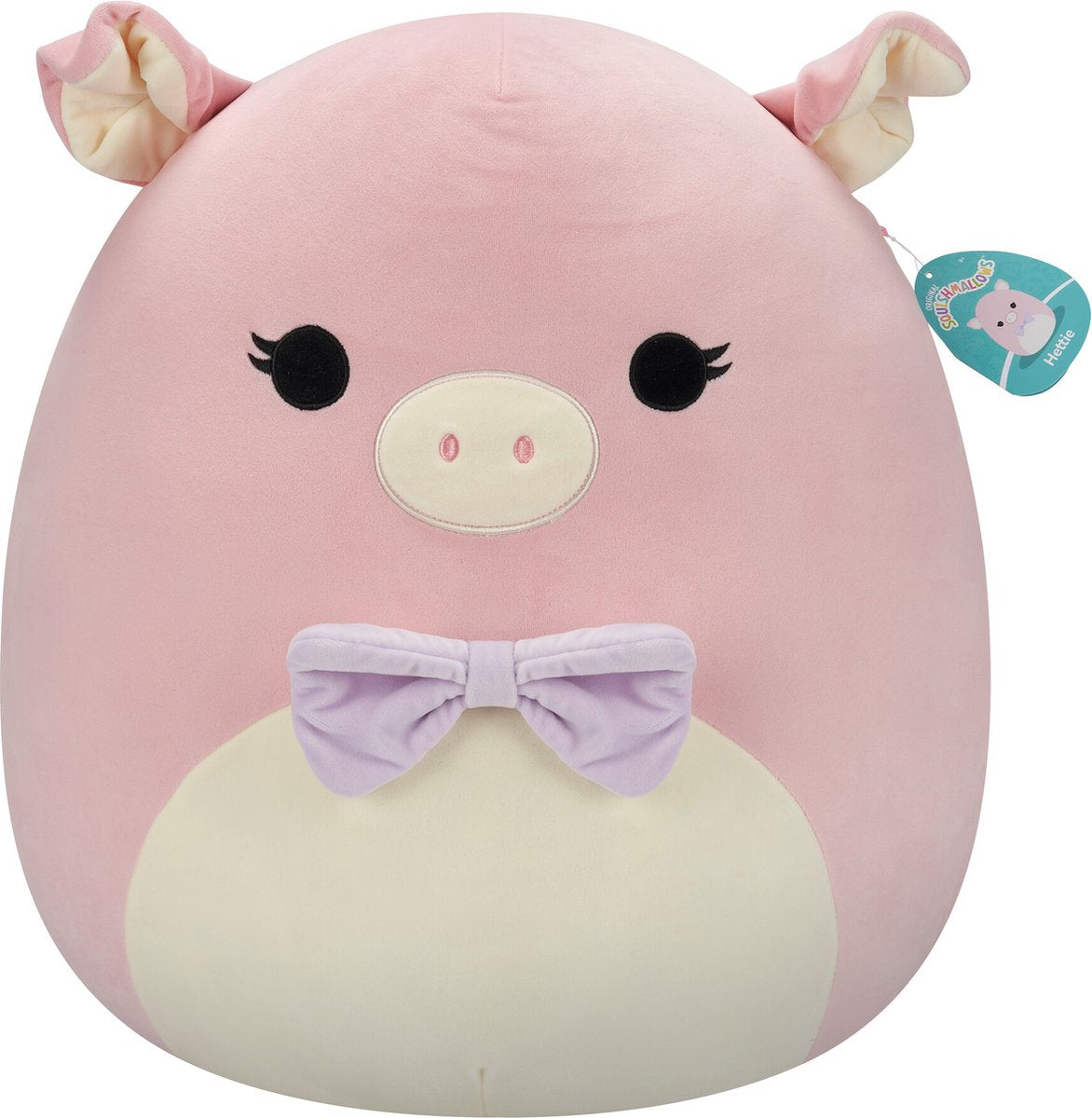 Squishmallows - hettie - pink gris m lilla butterfly 50cm plys