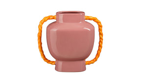 Viva vaas roze - l28xb13xh26cm