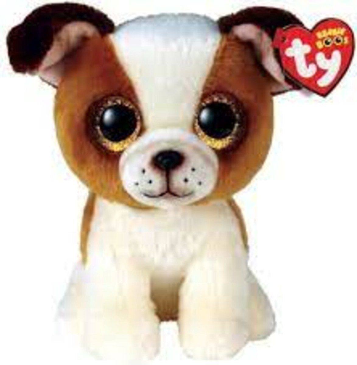 Ty beanie boo's hugo bulldog, 15 cm