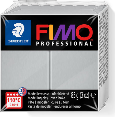 Fimo professional - ovnhærdende, professionel modellering lerblok 85 g - delfingrå