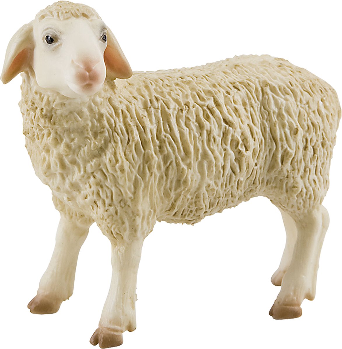 Bullyland 62320 – legefigur og samlerfigur får – ca. 6 cm – naturtro og detaljeret design – ideel som pædagogisk legefigur, kagepynt eller lille gave til børn fra 3 år.