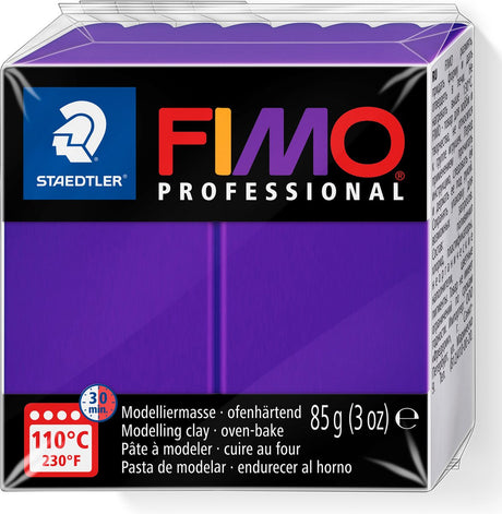 Fimo professional - ovnhærdende, professionel modellering lerblok 85 g - lilla