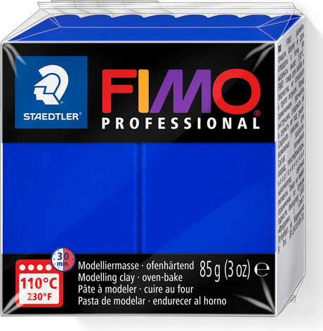 Fimo professionel ovnhærdende, professionel modellering lerblok 85 g - ultramarin