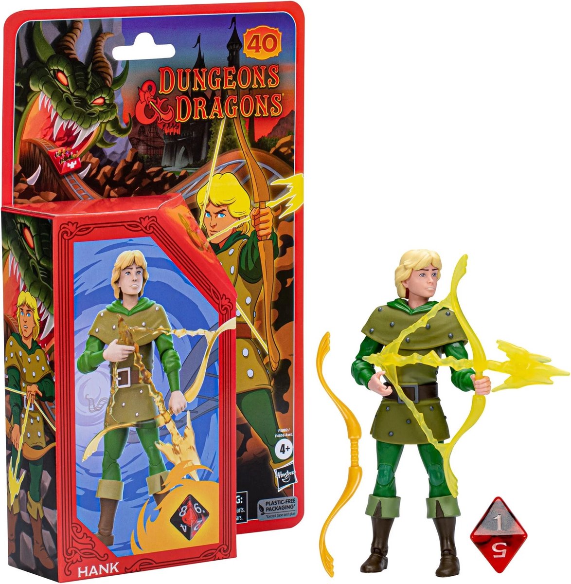 Hasbro dungeons dragons actionfigur hank 15 cm flerfarvet