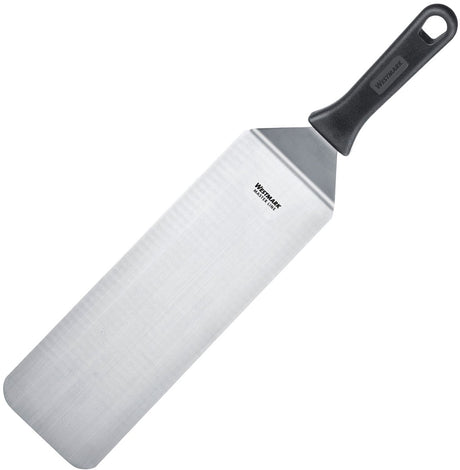Westmark grillspatel, buet, fleksibel, lukket, klinge: 9,5 x 27,5 cm, længde: 43 cm, rustfrit stål plast, masterline, sort sølv, 13422270