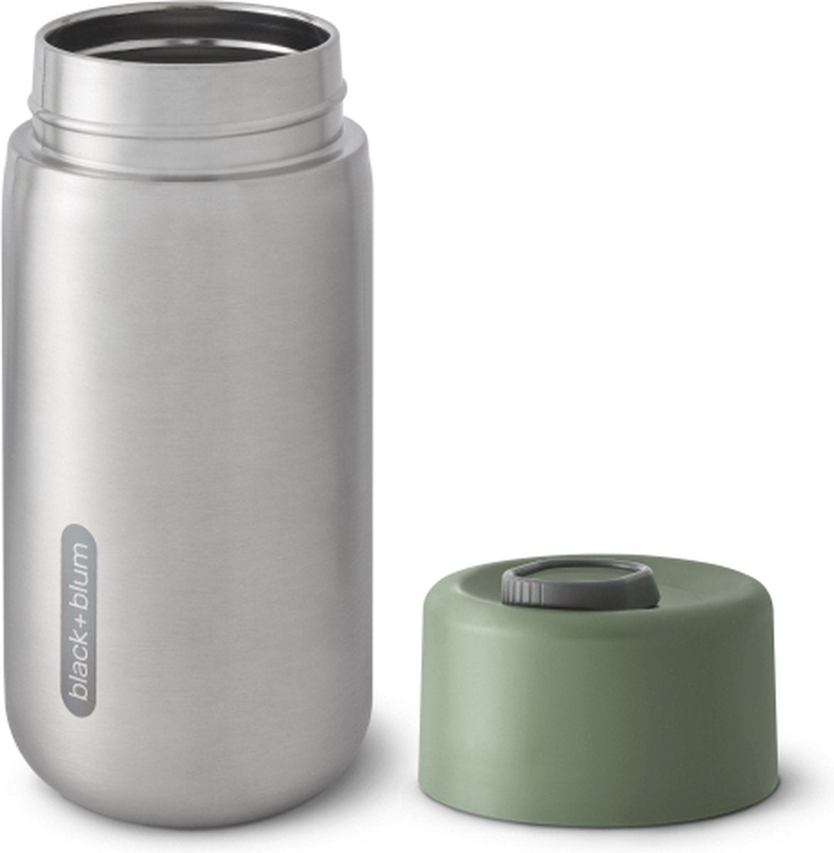 Sort blum sort+blum rustfri termokandekop - 340ml - grøn