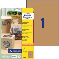 Avery labels l7109-25 210 x 297 mm