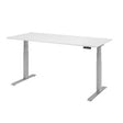 Bach siddestående skrivebordshammer vxdkb19 w s hvid 1800 x 800 mm