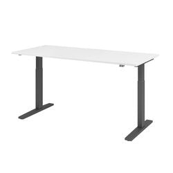 Bach siddestående skrivebordshammer vxmka19 b g hvid 1800 x 800 mm