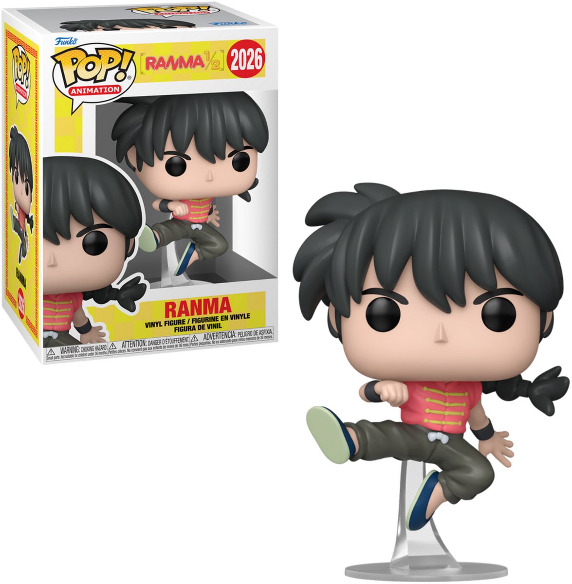 Funko ranma 1 2 ranma (chase edition mulig!) vinyl figur 2026 unisex pop! - neutral - standard