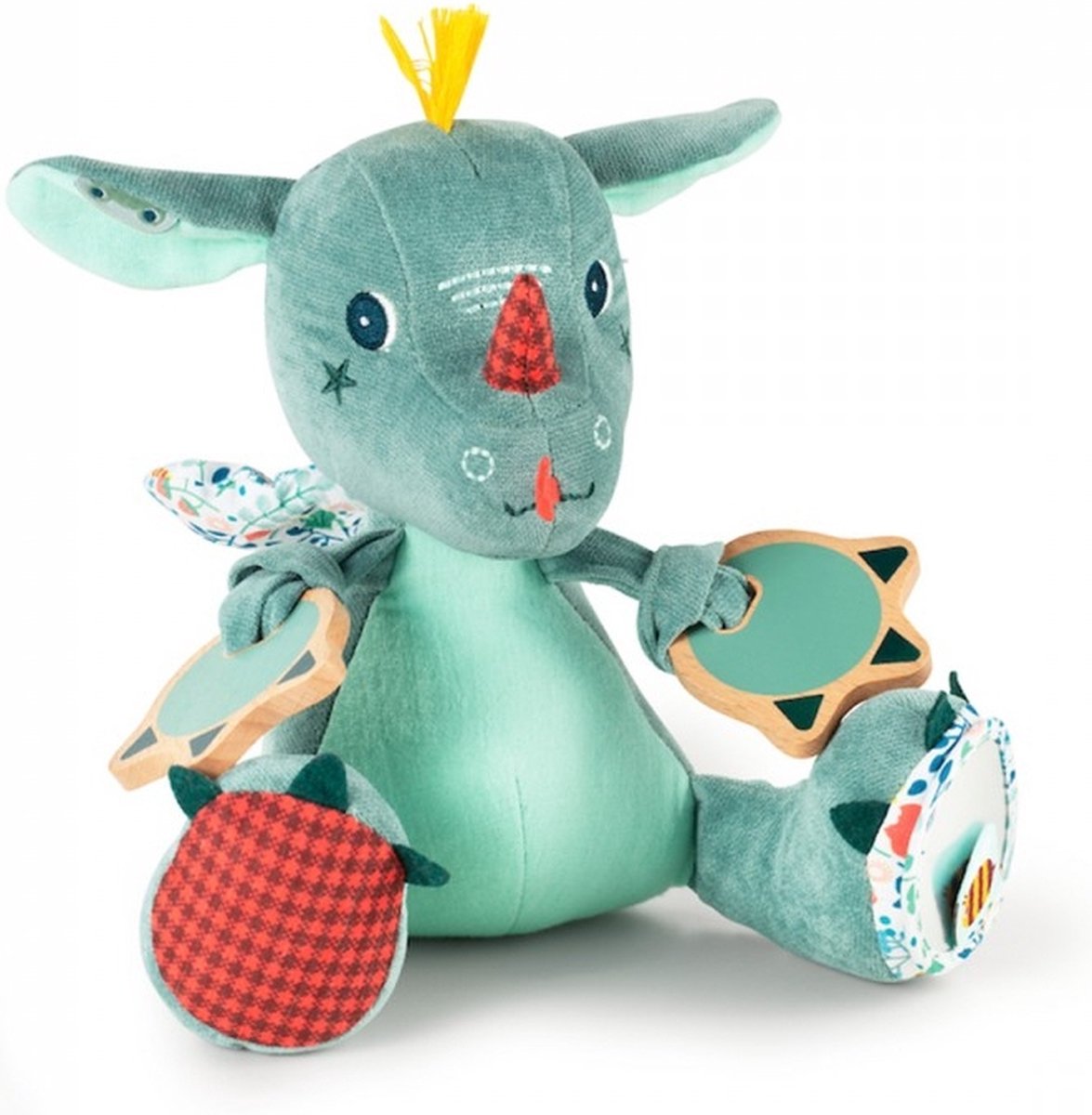 Lilliputiens - multi-aktivitet plys - joe the dragon