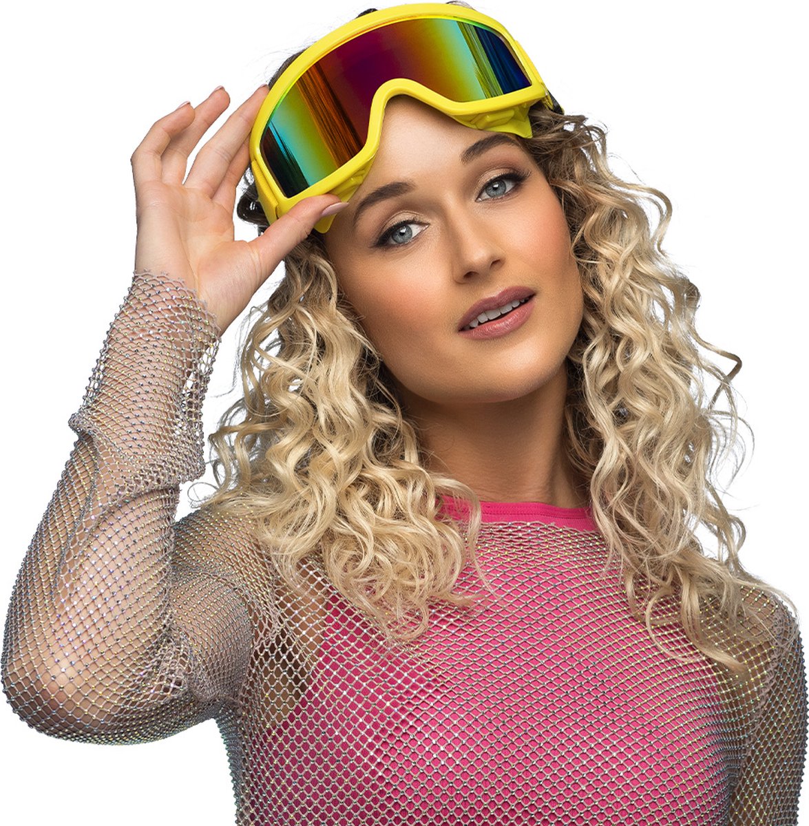 Boland festskibriller neongul