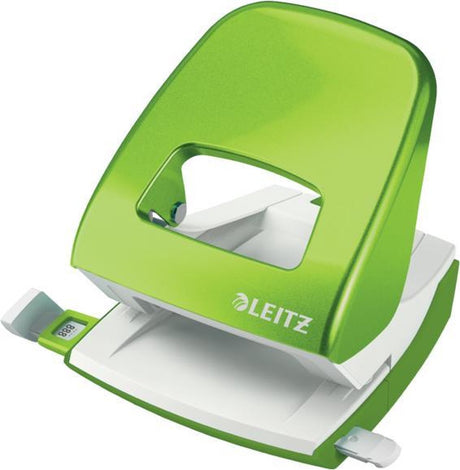 Leitz nexxt wow hulning - 2-hullers - stanser op til 30 ark - ideel til hjemmekontoret hjemmearbejdsplads - grøn