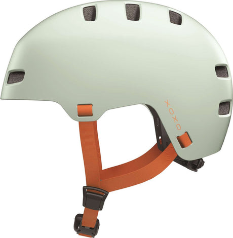 Abus cykelhjelm xoxo mintgrøn m - 54-58 cm - lysegrøn - velegnet til brug på elcykler - bycykler - 400 g