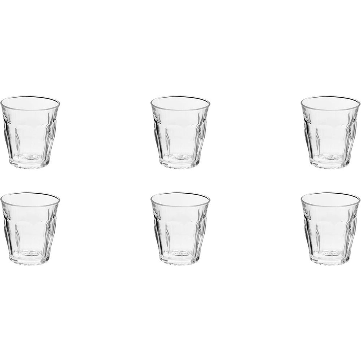 Duralex tumbler picardy hårdt glas 90ml æske med 6 stk