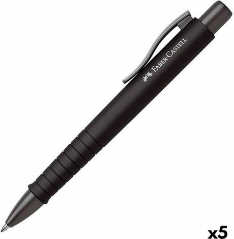Faber-Castell pen poly ball xb sort 5 stk