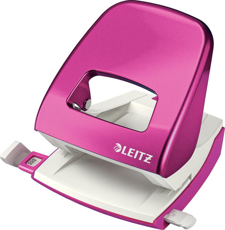 Leitz wow hul 2-huls - stanser op til 30 ark - pink metallic