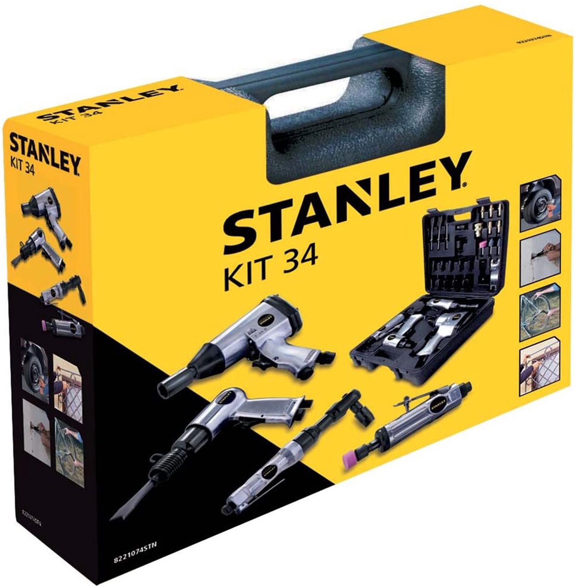 Stanley pneumatisk sæt - 34 stk