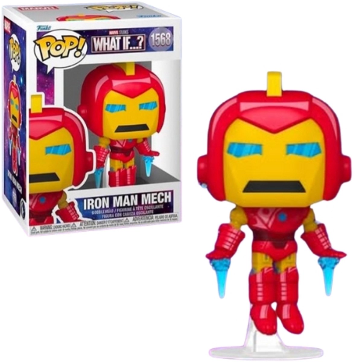 Funko pop! marvel: hvad nu hvis...? - iron man mech #1568