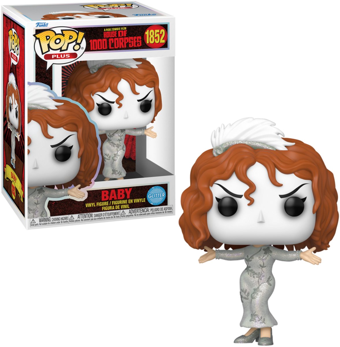Funko pop! plus: hus med 1000 lig - baby (glitter) #1852