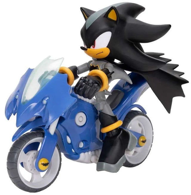 Jakks sonic dc shadow 13 cm med batcycle blå