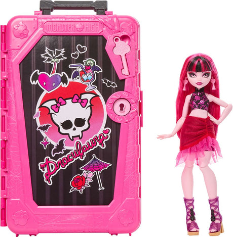 Monster high skulltimate hemmeligheder - draculaura oasis - mode dukke