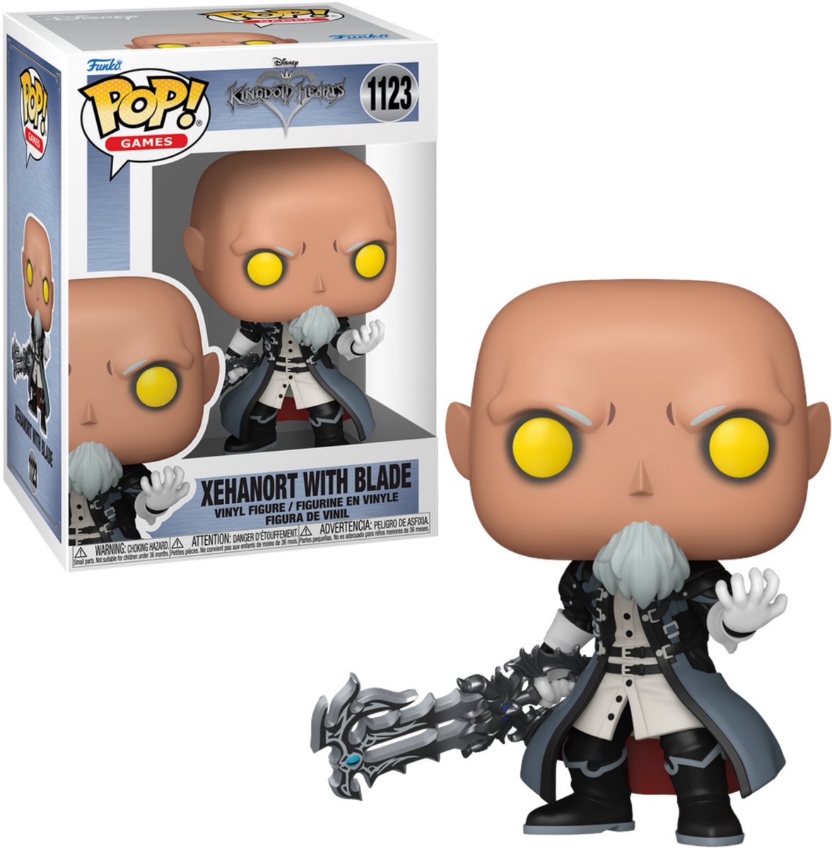 Funko kingdom hearts pop! spil vinyl figur xehonort m klinge 9 cm