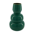 Dijk natural collections vase metal mørkegrøn 16,8x16,8x28,5cm