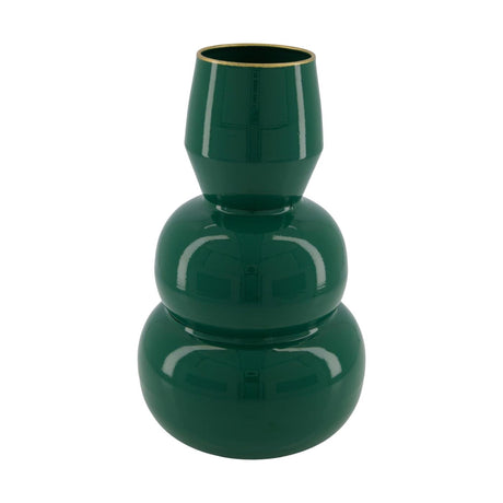 Dijk natural collections vase metal grøn ø16,8xh28,5cm
