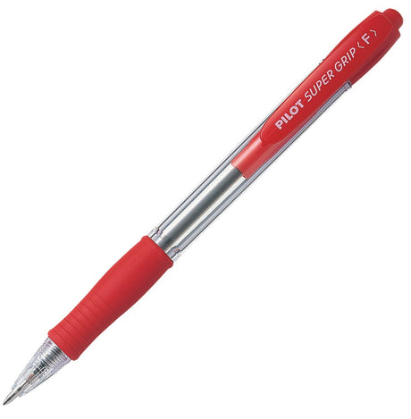 Pilot kuglepen super grip rød 12 stk