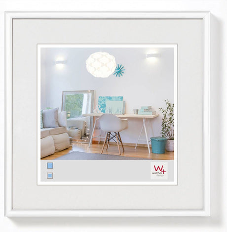 Walther new lifestyle - plastramme - fotostørrelse 30x30 cm - hvid