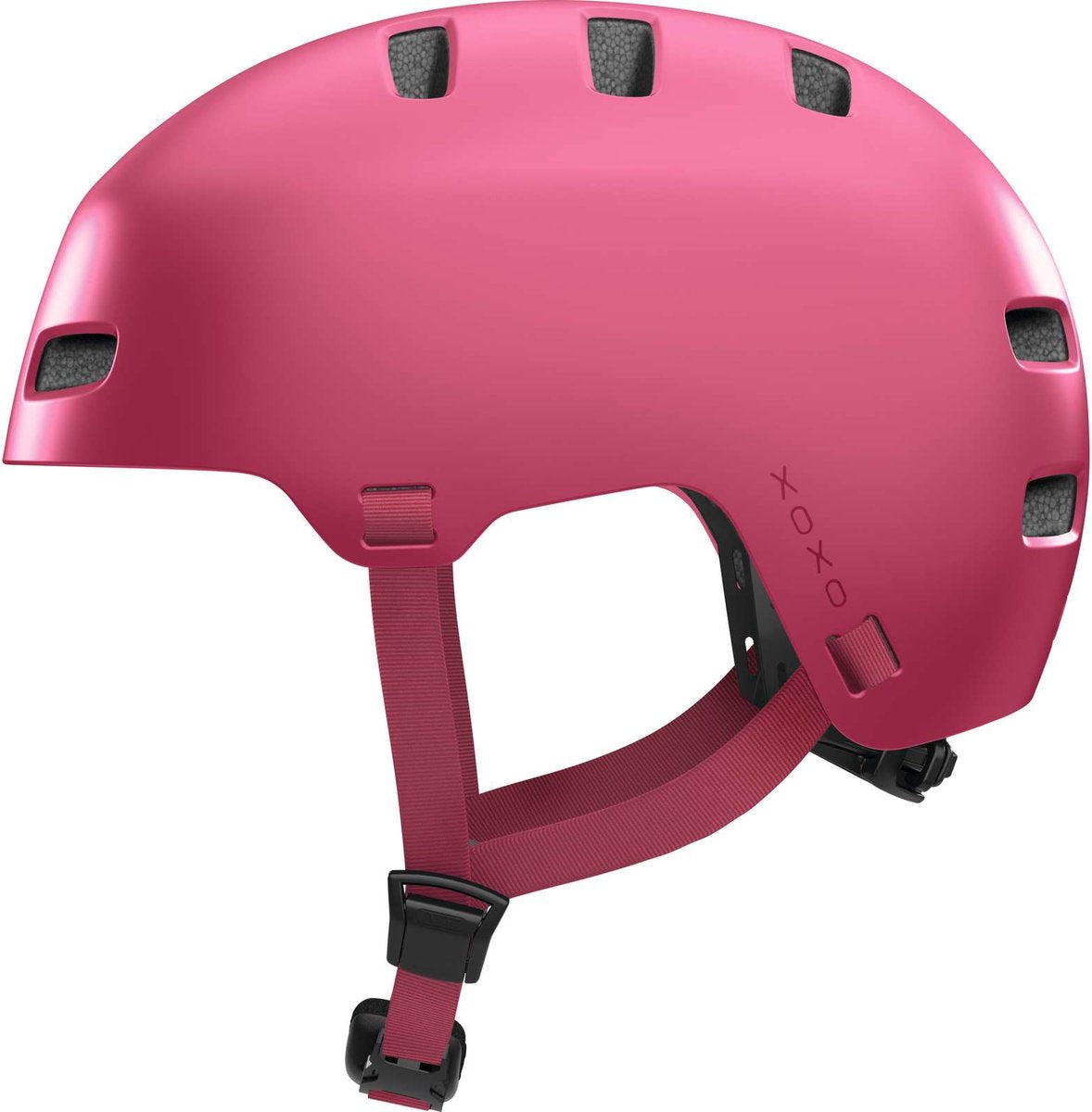 Abus cykelhjelm xoxo mono rød m - 54-58 cm - rød - velegnet til brug på elcykler - bycykler - 400 g