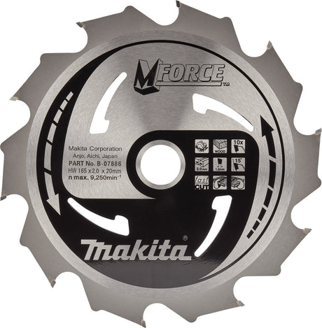 Makita sav træ 165x20x10t 15g - b-07886