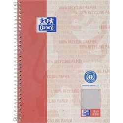 Forelæsningsblok oxford 400159373 papir rød