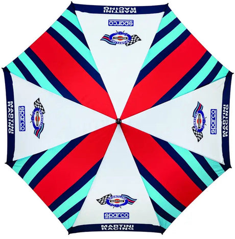 Sparco martini racing replica 80 martini racing paraply - sort - marineblå - størrelse one size